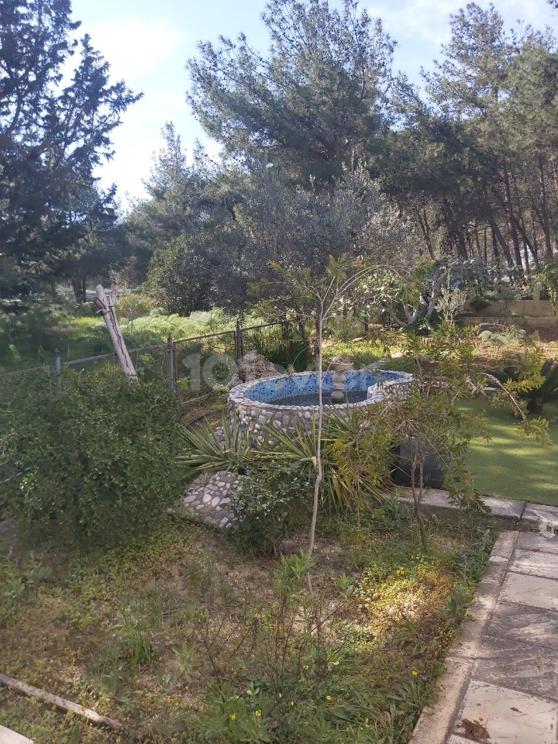 Detached house with garden for sale in Kyrenia Bogaz. 