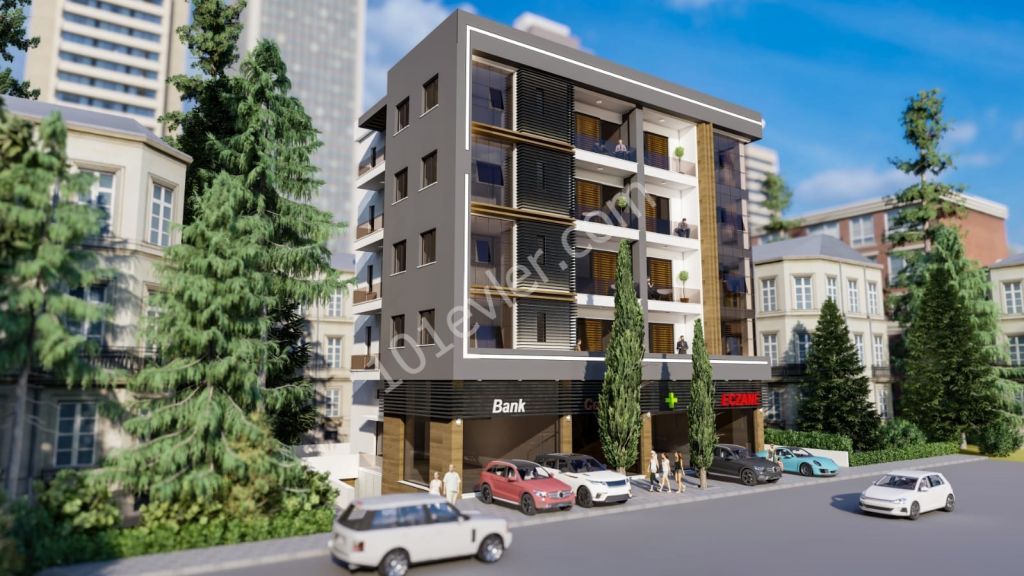 Kuzey Kıbrıs - Lefkoşa Yeni Şehir Satılık Apartman Dairesi