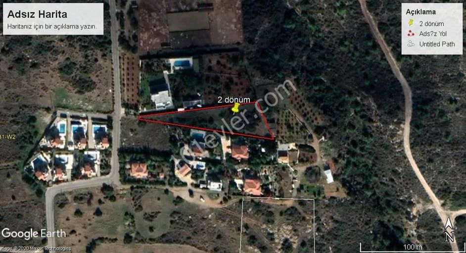 Land for sale in Bellapais dec Northern Cyprus ** 