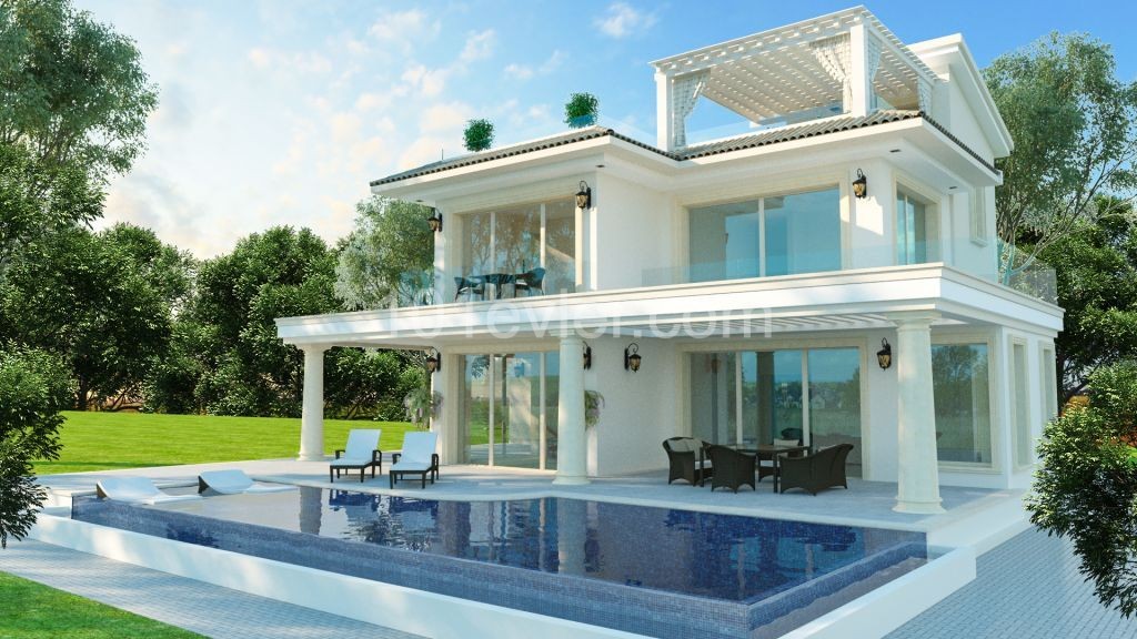 5 Bedroom Villa for sale 320 m² with private pool and fireplace in Esentepe, Girne, North Cyprus