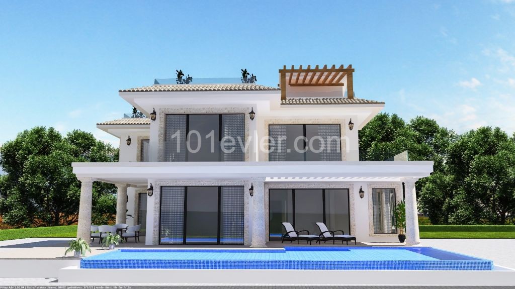 5 Bedroom Villa for sale 320 m² with private pool and fireplace in Esentepe, Girne, North Cyprus