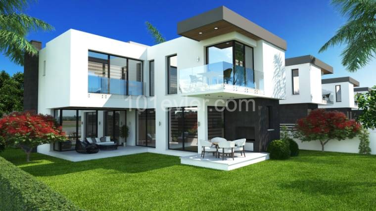 4 Bedroom Villa for sale 250 m² with fireplace in Yenikent, Lefkoşa, North Cyprus