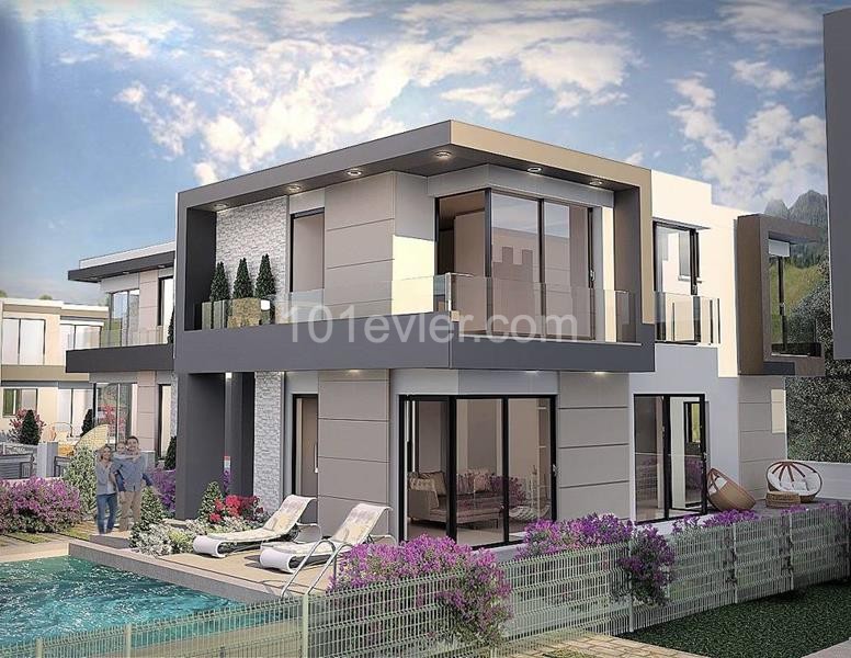 Kyrenia Ozanköy Zu Verkaufen Villa 3 1 ** 