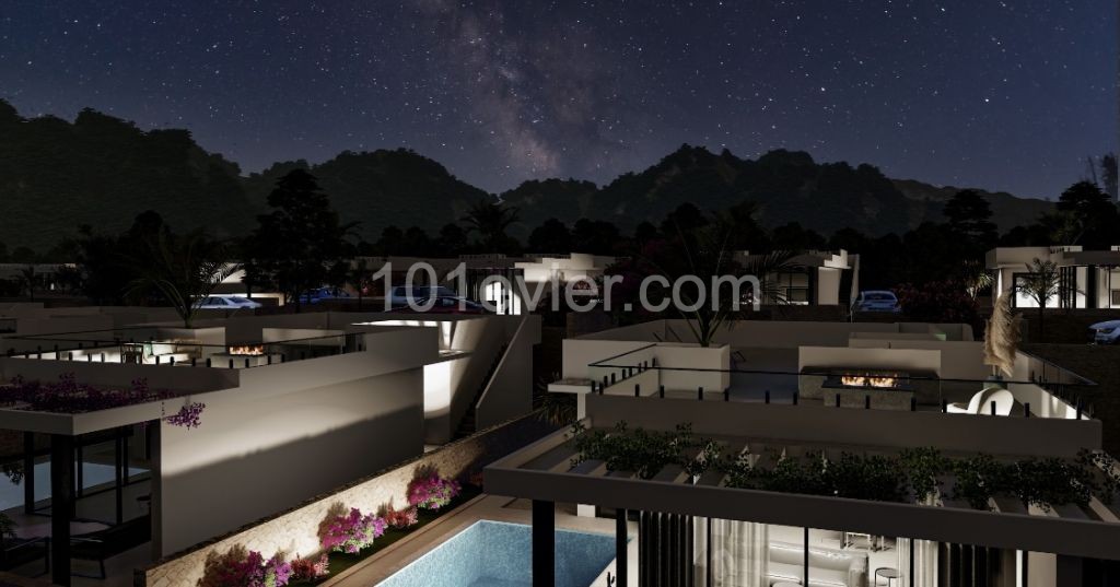 Kyrenia Esentepe Zu Verkaufen Bungalow 3 1 ** 