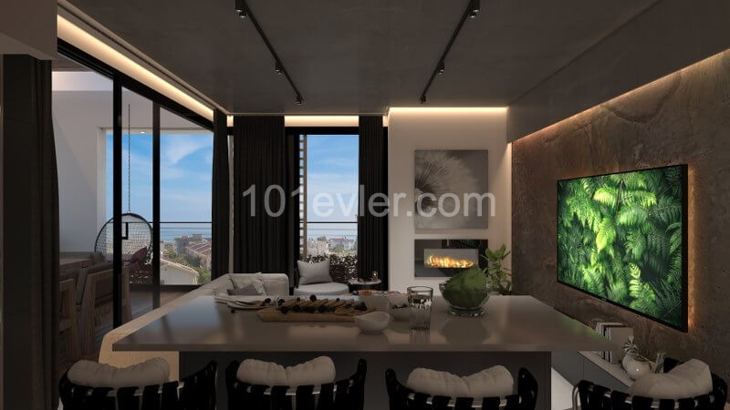 2 Bedroom Penthouse for sale 97 m² in Long Beach, İskele, North Cyprus