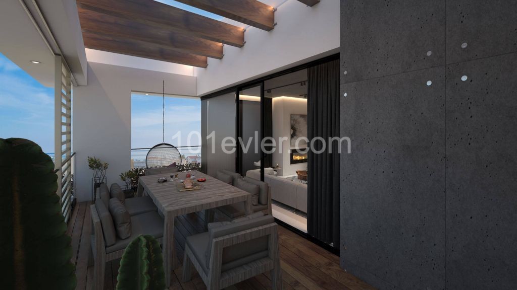 2 Bedroom Penthouse for sale 97 m² in Long Beach, İskele, North Cyprus