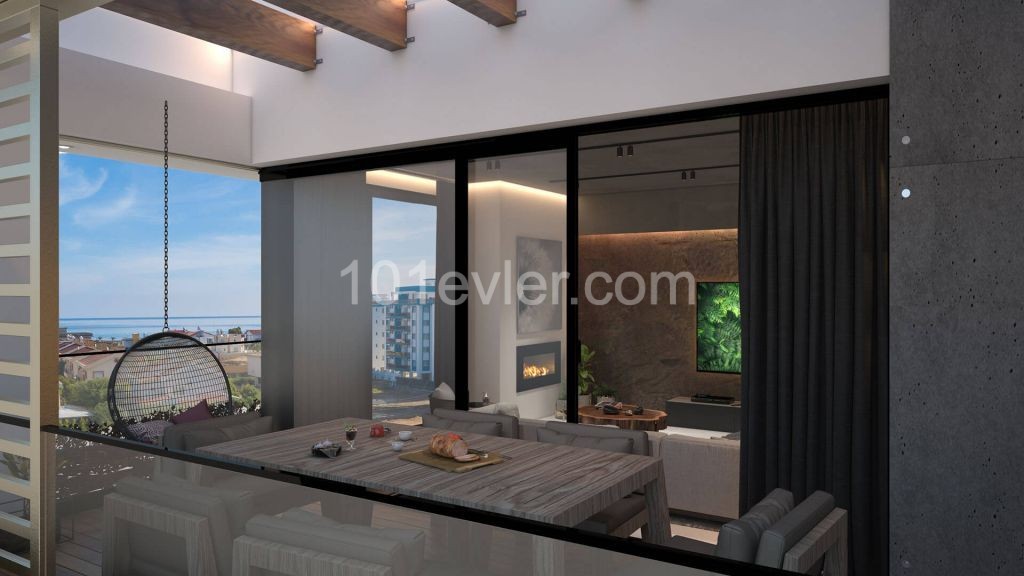 2 Bedroom Penthouse for sale 97 m² in Long Beach, İskele, North Cyprus