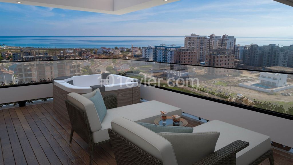 2 Bedroom Penthouse for sale 97 m² in Long Beach, İskele, North Cyprus