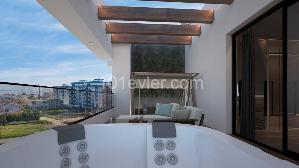 2 Bedroom Penthouse for sale 97 m² in Long Beach, İskele, North Cyprus