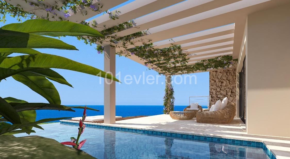 Kyrenia Esentepe Zu Verkaufen Bungalow 3 1 ** 