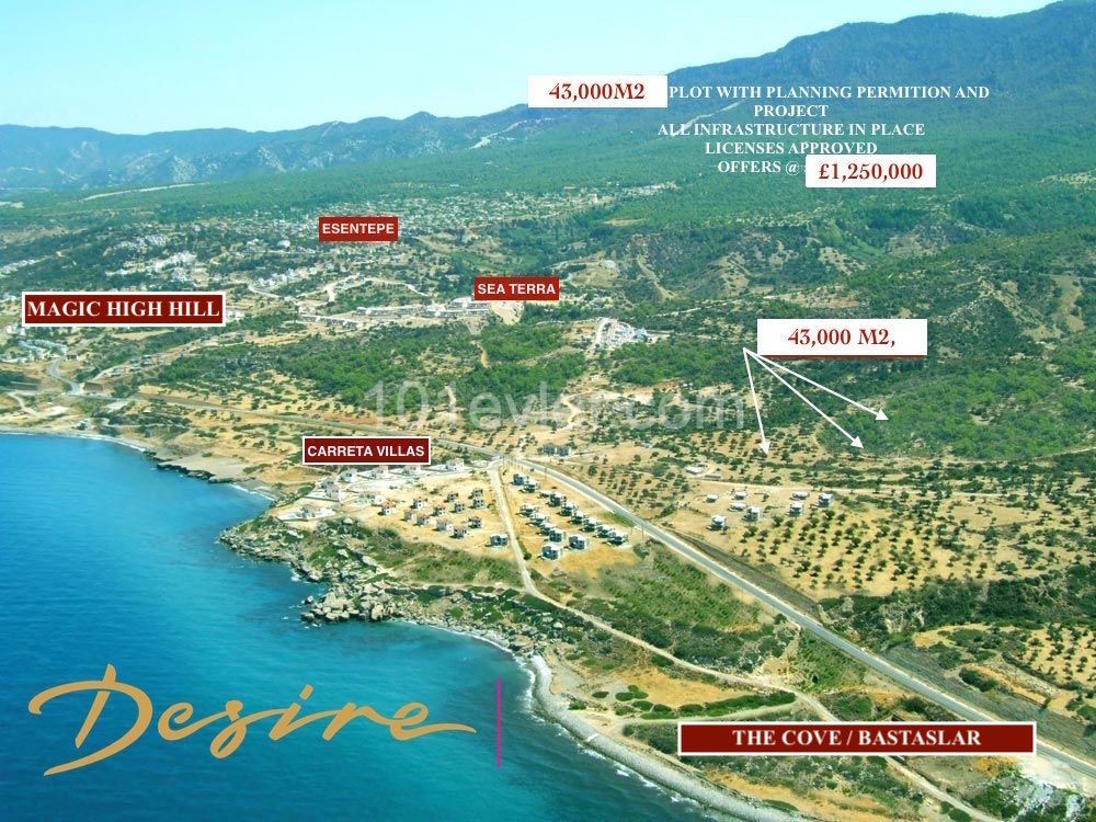 Kyrenia Esentepe Land For Sale 