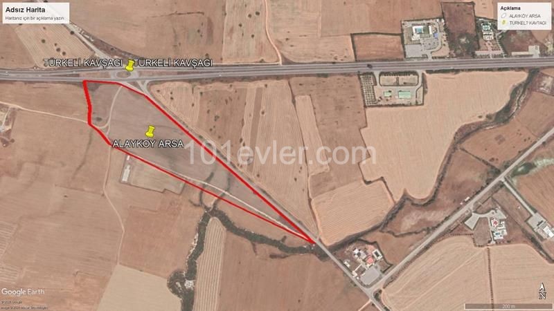 Land For Sale in Nicosia Alayköy