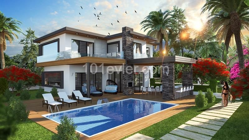 Kyrenia Zentrum Zu Verkaufen Villa 5 + 1 ** 