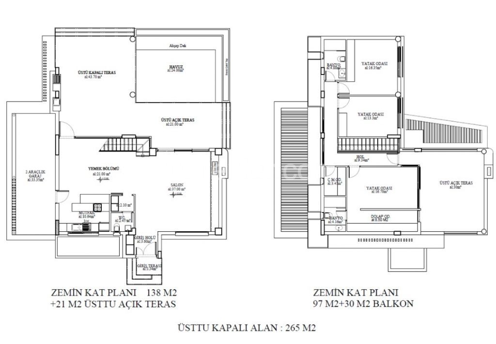 Famagusta Neue Bosporus Villa Zu Verkaufen 3 1 ** 