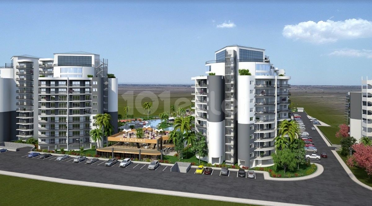 Iskele Long Beach Flat For Sale 1+1