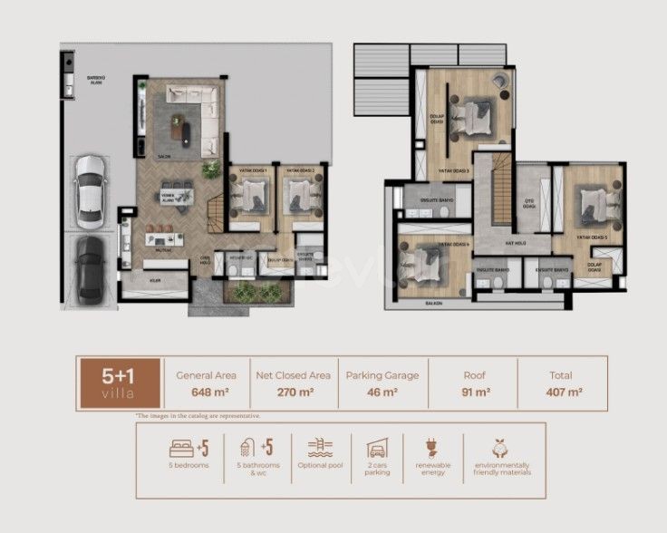 İskele Ötüken Satılık Villa 5+1