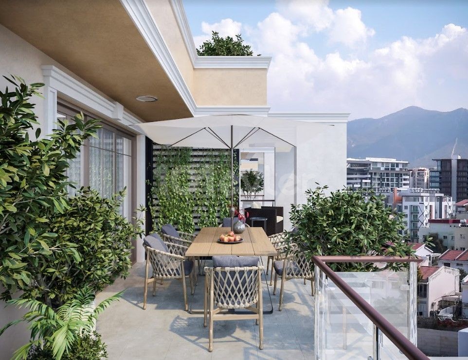 Kyrenia City Center Penthouse 1+1 For Sale