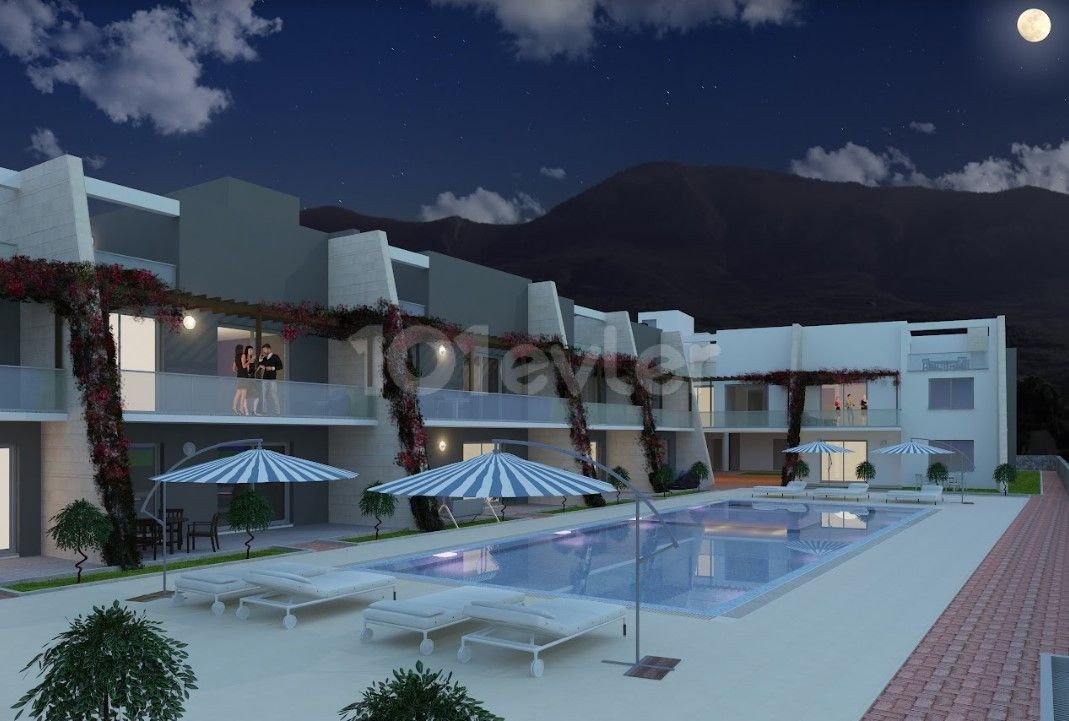 Kyrenia Dogankoy Flat For Sale 2+1