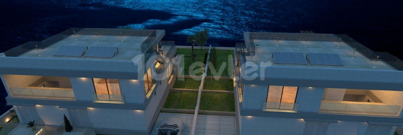 Girne Karşıyaka Satılık Denize Sıfır Villa 4+1