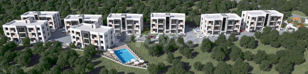 Kyrenia Lapta Flat For Sale 1+1