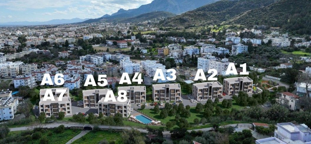 Kyrenia Lapta Flat For Sale 1+1