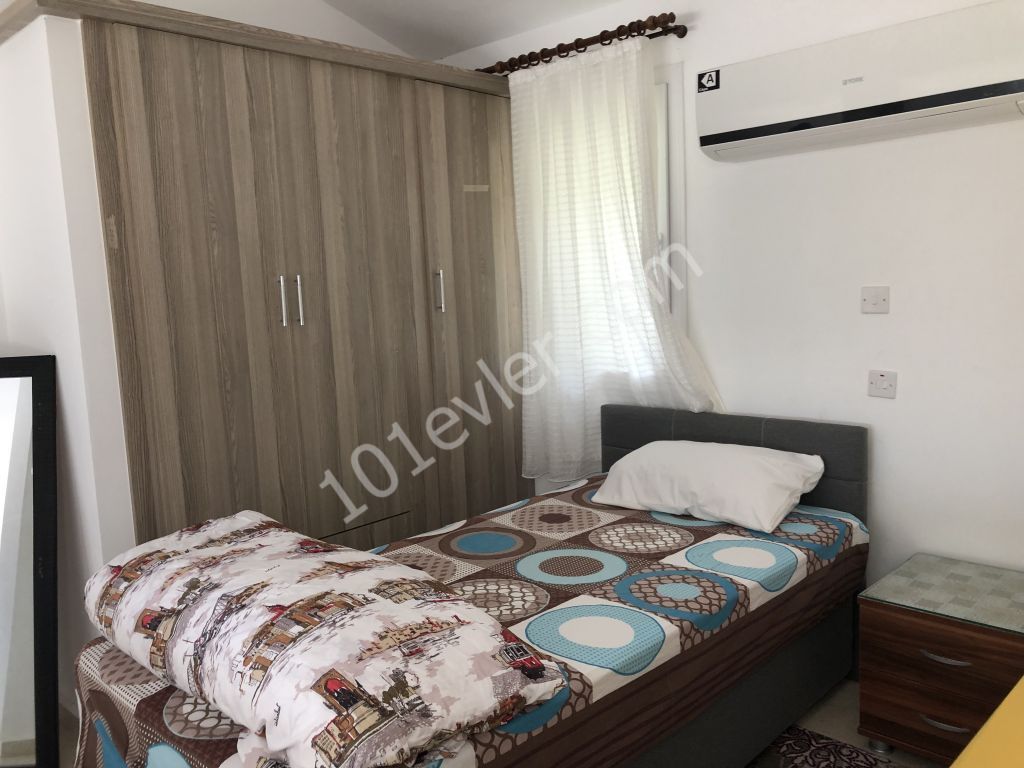 Laptada dolmuş güzergahında sıfır eşyalı 1+1 bungalow 