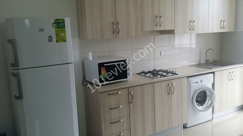 Girne zeytinlikte eşyalı 2+1 kiralık daire 