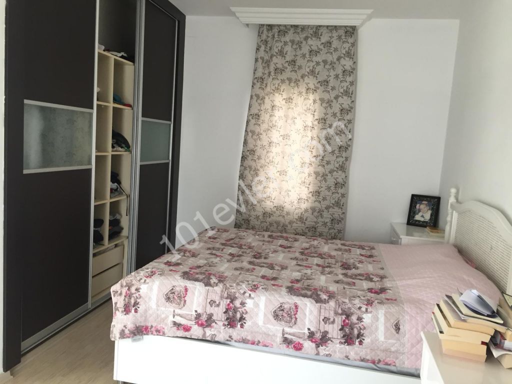 Çatalköyde ulaşımı kolay müstakil Bahçeli ortak havuzlu sitede eşyalı 3+1 kiralık villa 