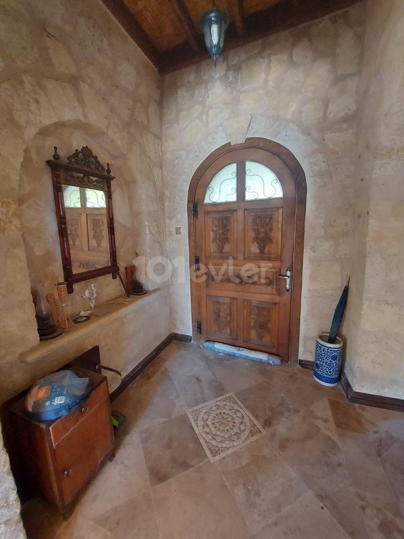 5 Bedroom Stone Villa for sale in Karşıyaka with its Authentic Style in a Land of More than 1 Decare Within Walking Distance to the Sea ** 