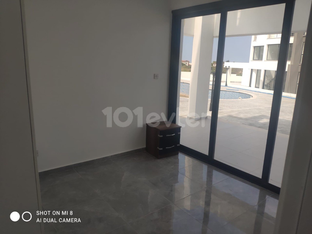 2 + 1 apartment for rent with zero furniture in Karaoglanoglunda complex with pool ** 