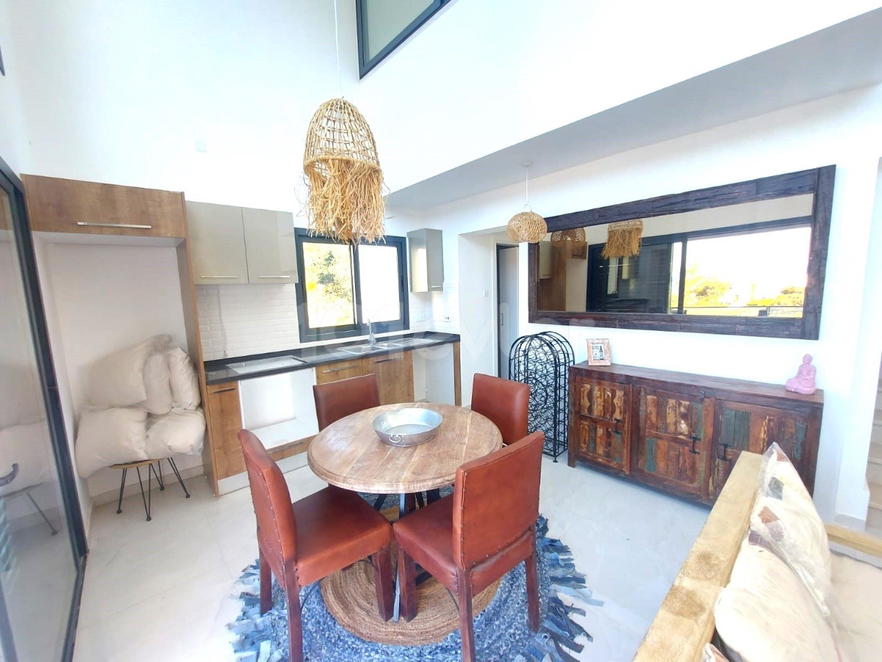 Penthouse for sale in a complex with a pool of 8 apartments with easy transportation in Alsancak with 2 bathrooms VAT paid roof terrace belonging to the apartment 2 + 1 penthouse for sale  ** 