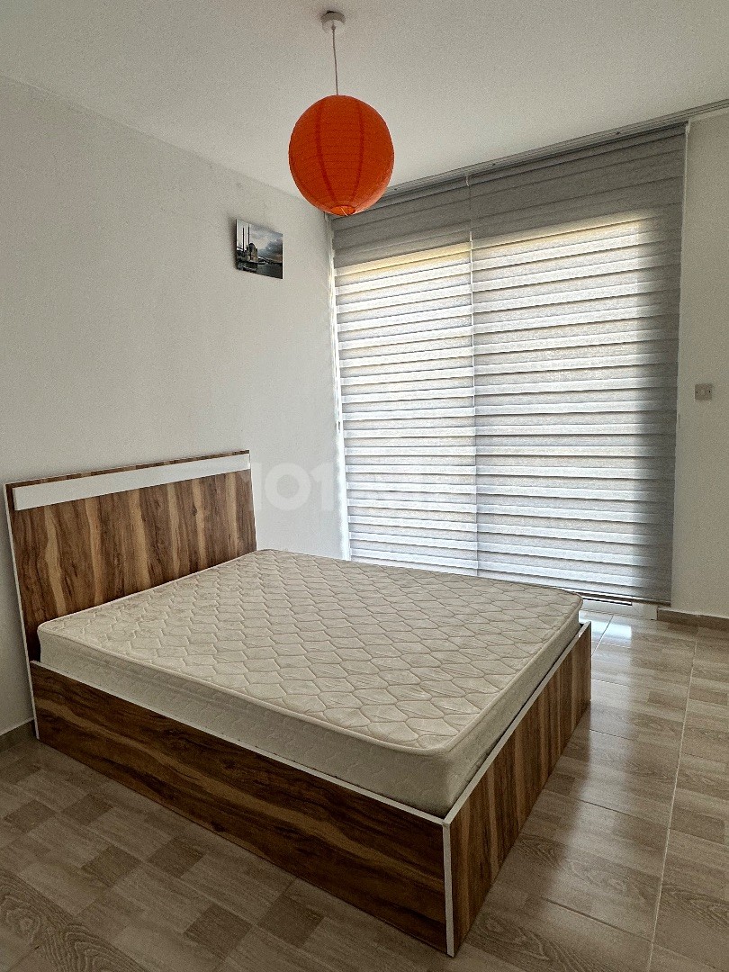 Furnished 2+1 flat for rent on Merit Crystal Hotel road in Alsancak