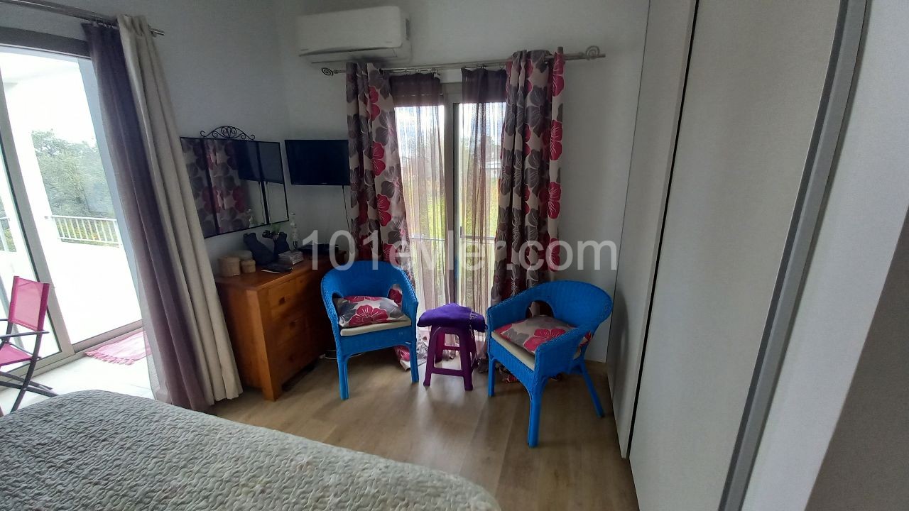 Alsancak 2+1 Semidetached Duplex Villa With Garden