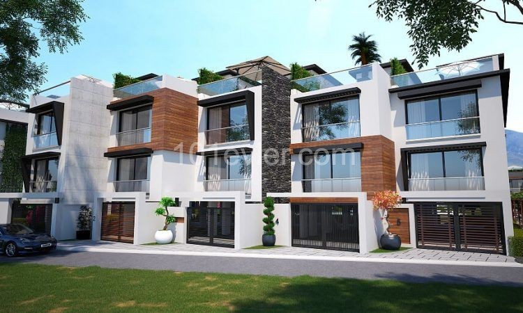 KYRENIA / ZEYTINLIK 3+1 TRIPLEX VILLA FOR SALE ** 