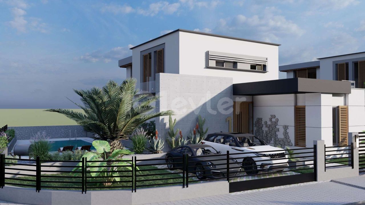 4 + 1 VILLA FOR SALE WITH SEA VIEW IN ALSANCAK ** 