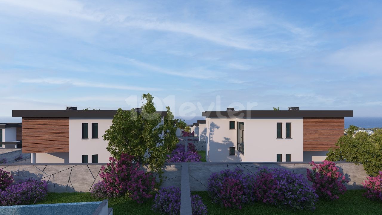 4+1 VILLA PROJEKT MIT HERRLICHEM MEERBLICK IM OLIVENHAIN ** 