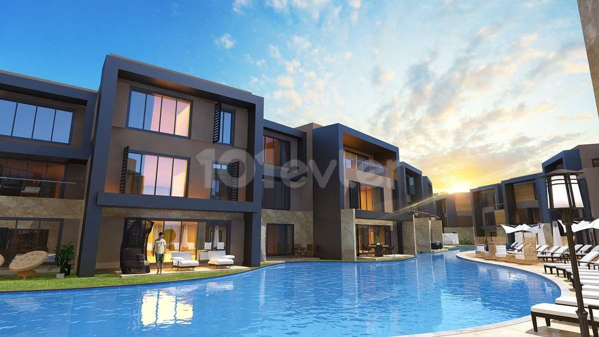 3 + 1 Luxury Loft Apartments For Sale In Kyrenia De Sea 200 METERS, 10 Minutes Away From The City Center