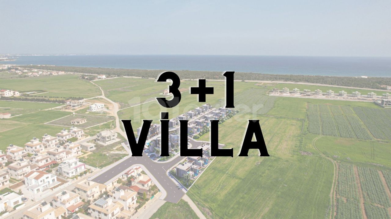 İskele Ötüken Bölgesinde 2+1,3+1 Daire ve 3+1 Müstakil Villa Projesi