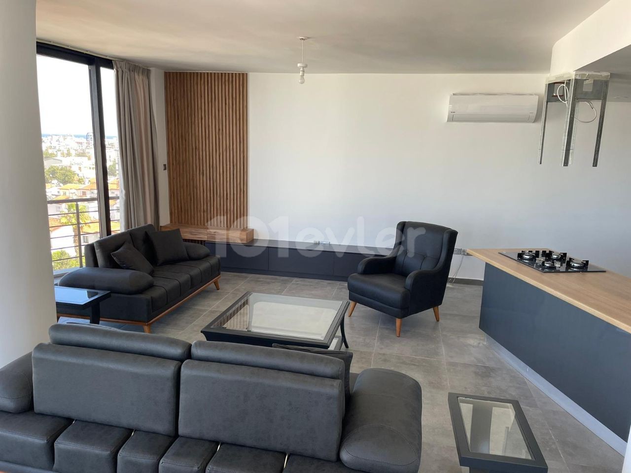 2+1 Sea View Fully Furnished Luxury Flat For Rent In Kyrenia City Center