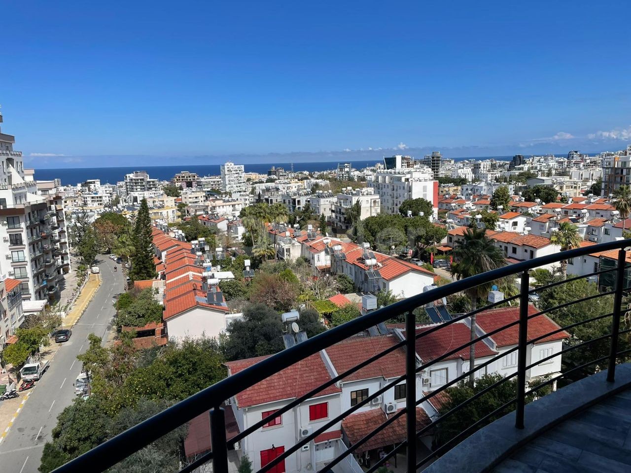 2+1 Sea View Fully Furnished Luxury Flat For Rent In Kyrenia City Center