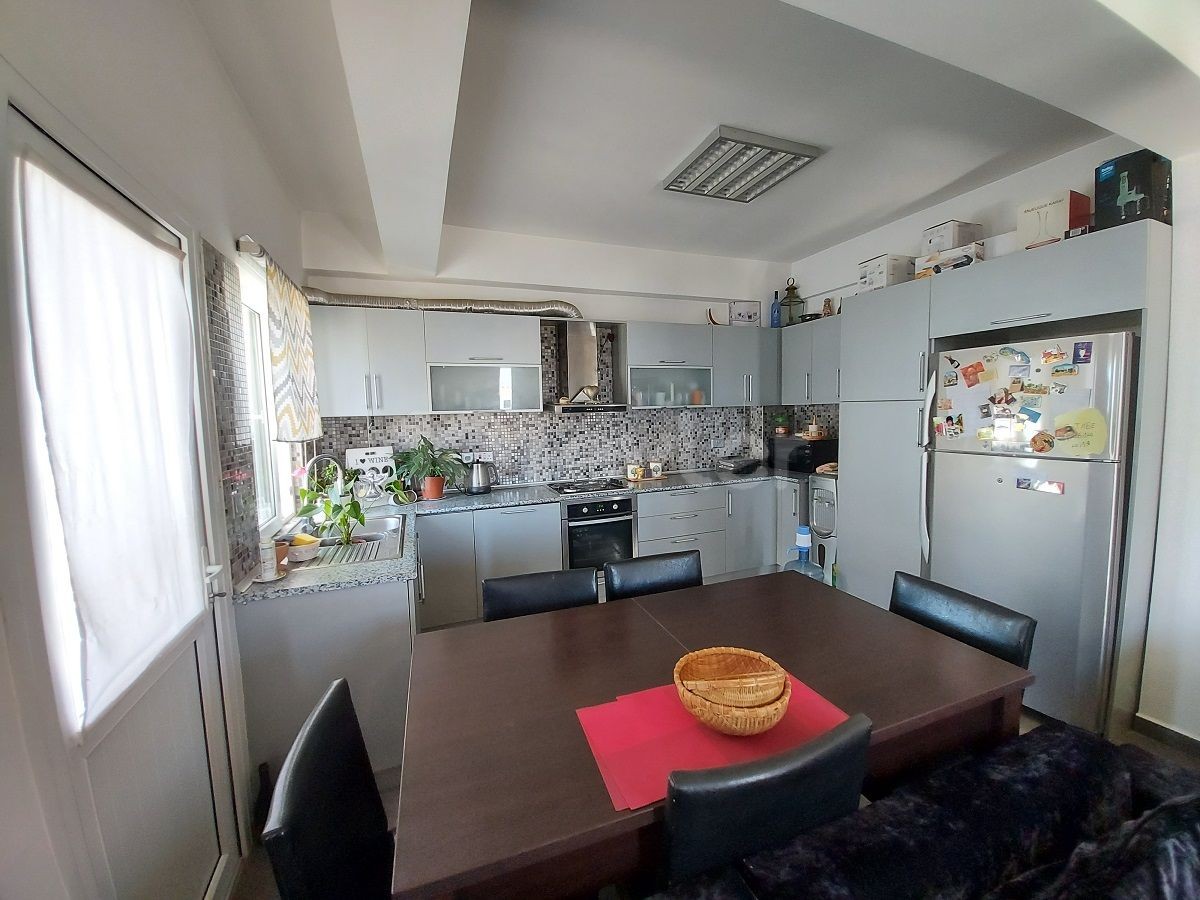 For Sale 2+1 Penthouse With Large Terrace In Family Apartment