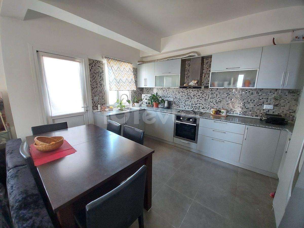 For Sale 2+1 Penthouse With Large Terrace In Family Apartment