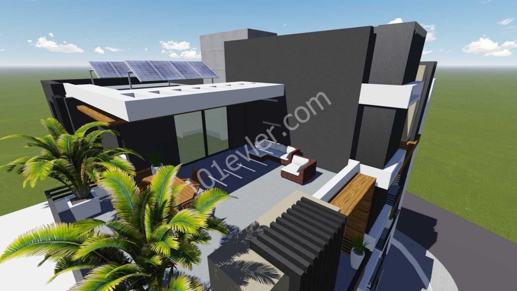 Girne Merkez'de 2+1 Satılık Daireler ve Penthouse 75000 STG Başlayan Fiyatlar