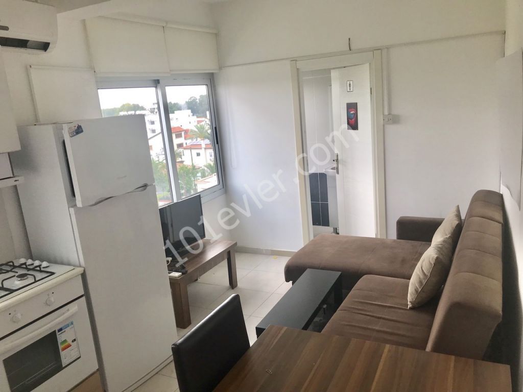 Lefkoşa Kumsal'da 1+1 6+6 Aylık Ödemeli Eşyalı Kiralık Daire 1600 TL