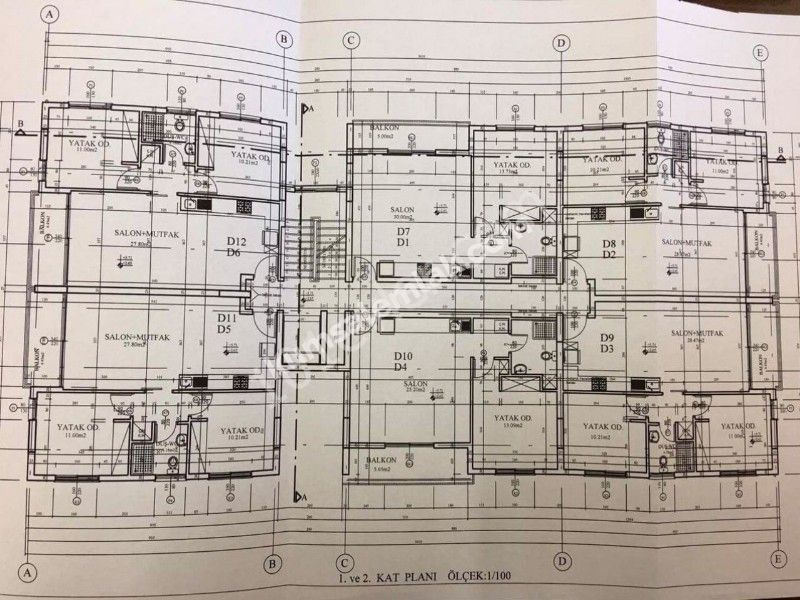 Lefkoşa hamitköy'de Satılık 2+1 sıfır Türk Malı Penthause Daireler 62.000 Stg