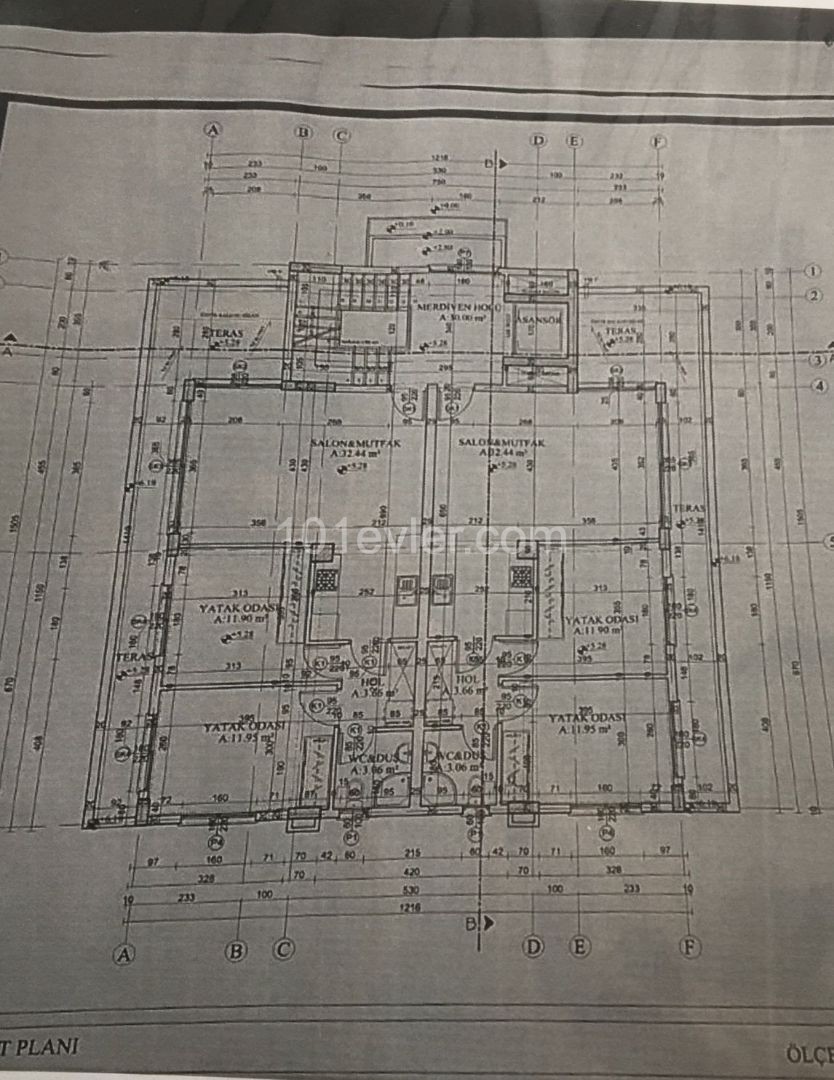 Projekt genehmigt Grundstück zum Verkauf im Zentrum von Kyrenia 650,000 STG ** 