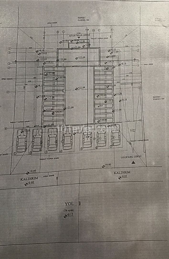 Projekt genehmigt Grundstück zum Verkauf im Zentrum von Kyrenia 650,000 STG ** 