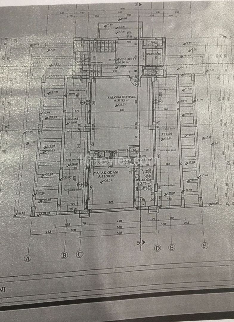 Projekt genehmigt Grundstück zum Verkauf im Zentrum von Kyrenia 650,000 STG ** 