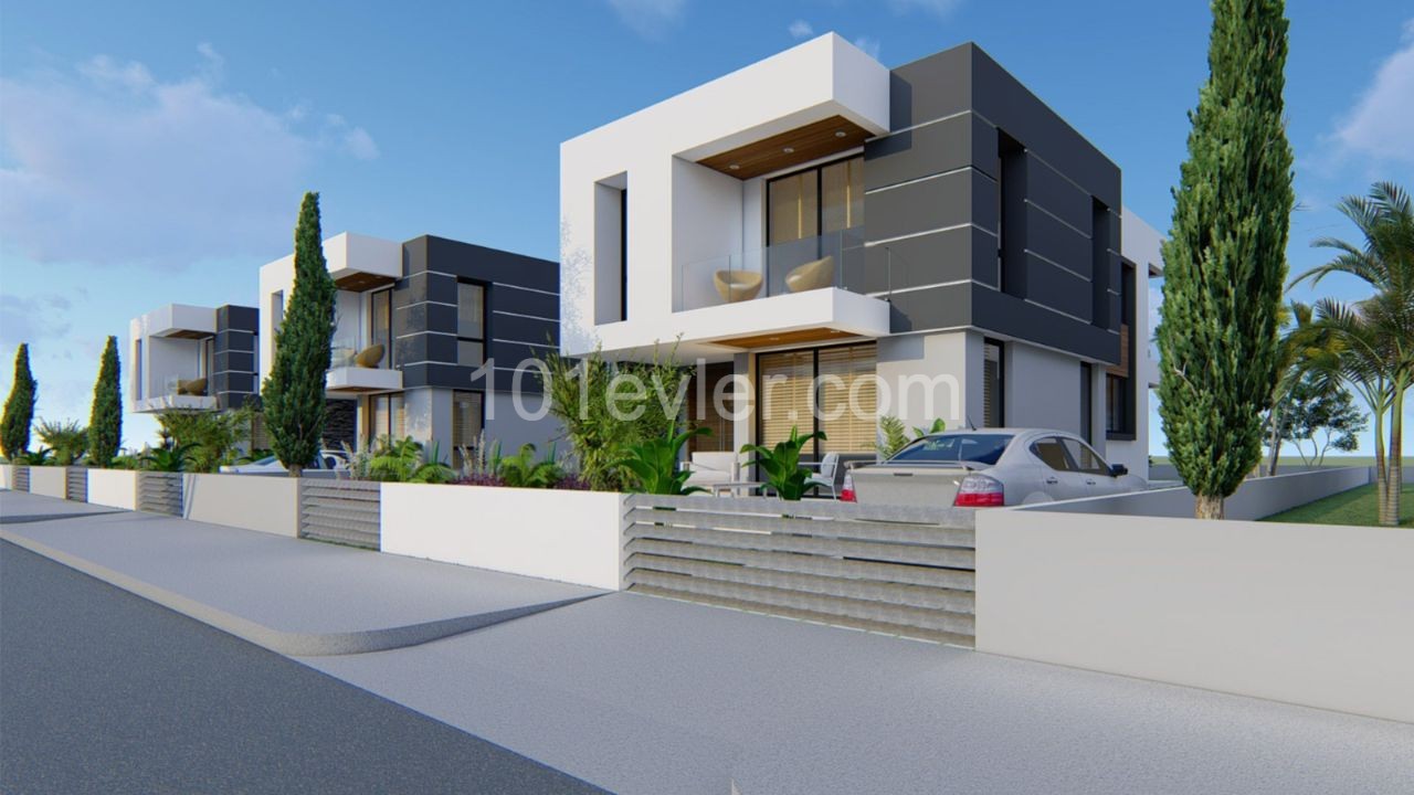 Duplex 3 + 1 Villas for Sale in Nicosia Hamitkoy at Prices Starting from STG 195,000 ** 