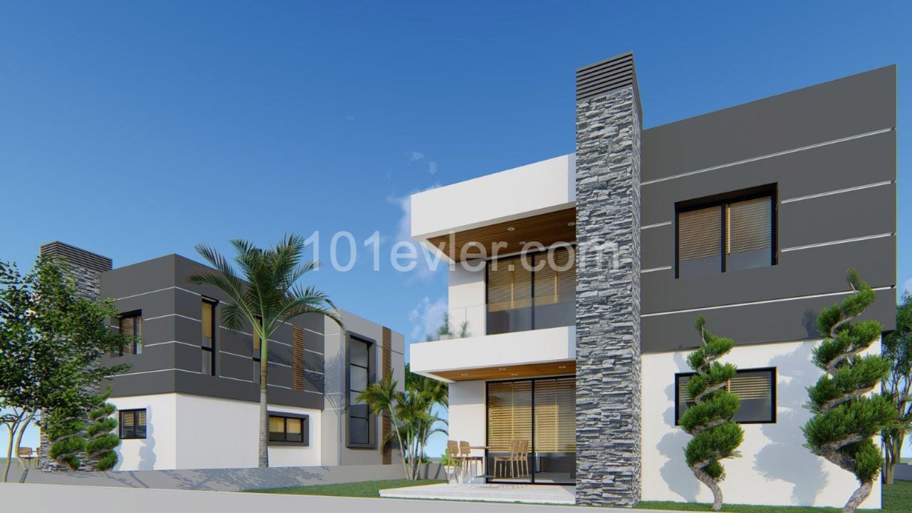 Duplex 3 + 1 Villen zum Verkauf in Nikosia Hamitköy zu Preisen ab 195,000 STG ** 